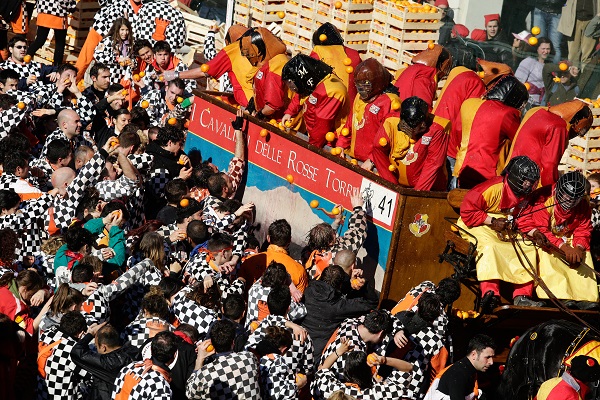 Carnevale di Ivrea e la battaglia