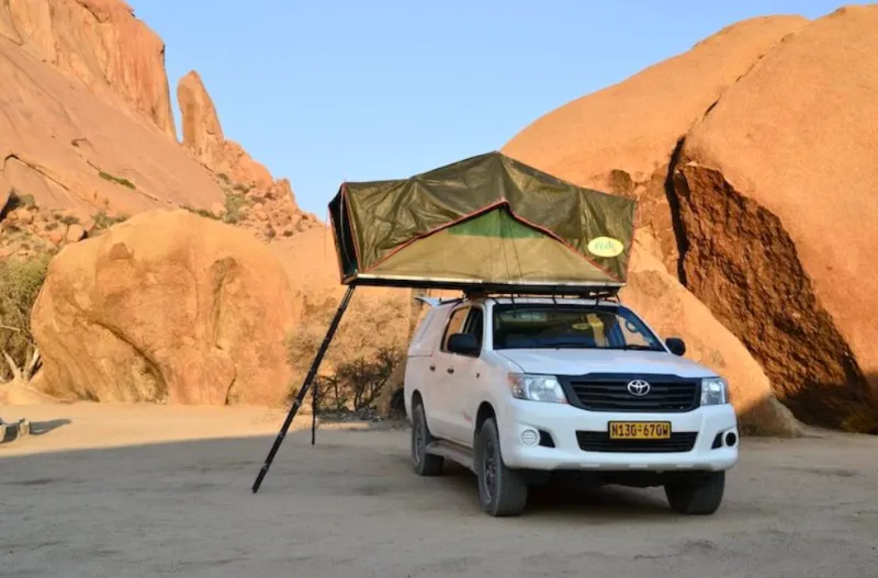 Namibia in 4x4 con tende sul tetto